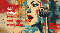 OSP Values, Voice, and Tone Workshop poster