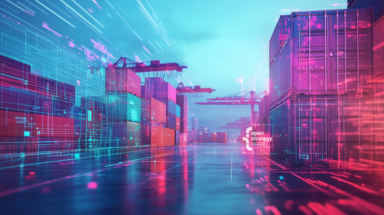 Container harbor as a digital landscape