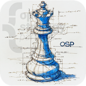 Sketch of a chess queen