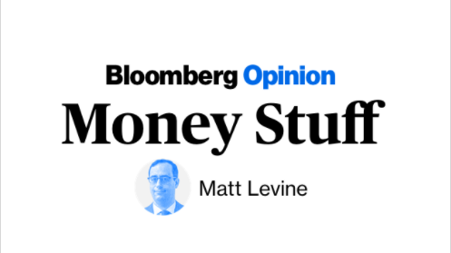 Bloomberg Opinion Money Stuff Matt Levine byline