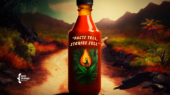A Sriracha bottle on a hero's journey